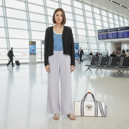 Effortless Linen and Cotton Outfit for Summer Style
