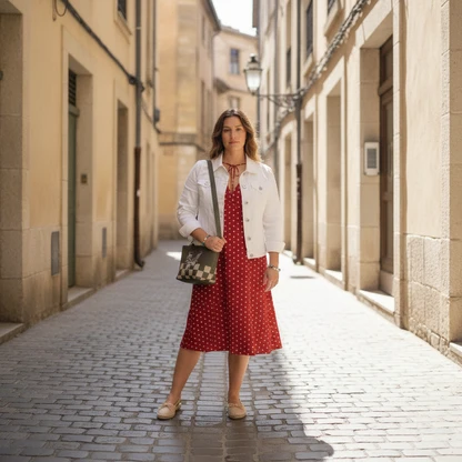 Effortless Summer Outfit with Cropped Denim Jacket