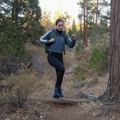 Sustainable Streetwear Outfit: adidas by Stella McCartney Track Jacket & Green Backpack