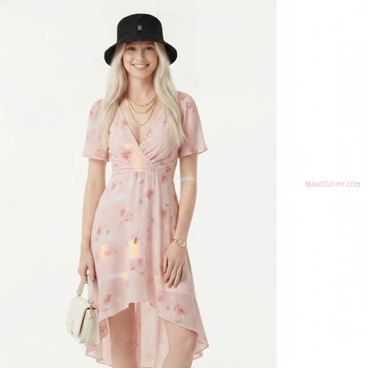 Chic Monogram Summer Outfit for Evening Elegance
