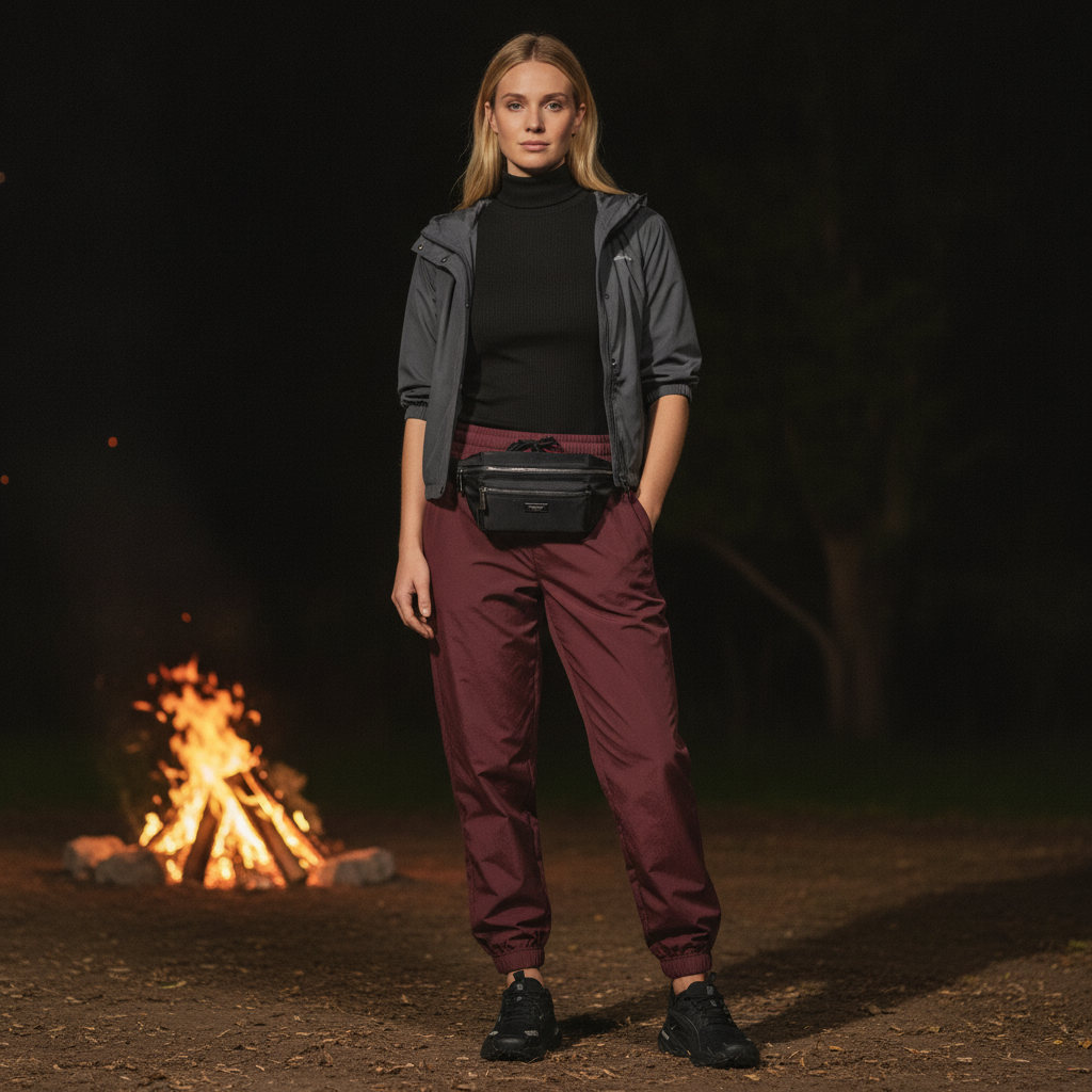 Outfit - Sam Icon Ksnyl Nylon Medium Belt Bag, Alastair Merino Wool Pullover + 3 more
