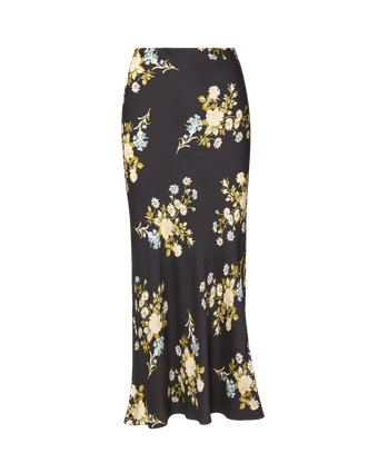 Clover Floral Midi Skirt