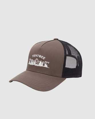 Ungendered Backwoods Embroidery Altitude Hat  Organic Cotton