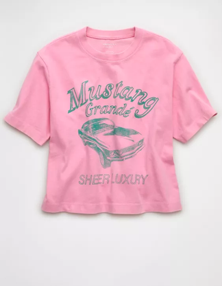 AE Boxy Mustang Graphic T-Shirt
