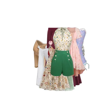 Vintage Floral Romper & Corset Outfit for Retro Style