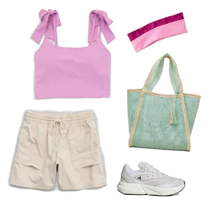 Sporty Summer Outfit: Lightweight Style for On-the-Go Days