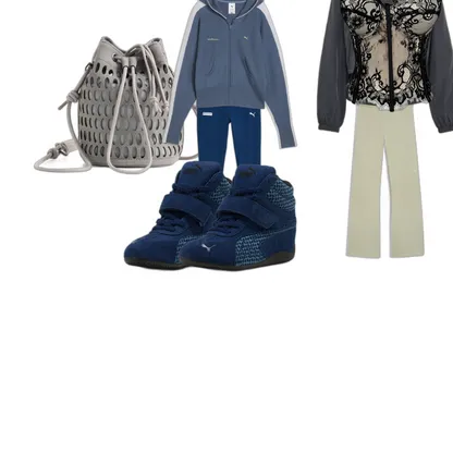 Porcelain Doll: Edgy Corset & Sporty Luxe Outfit for Women