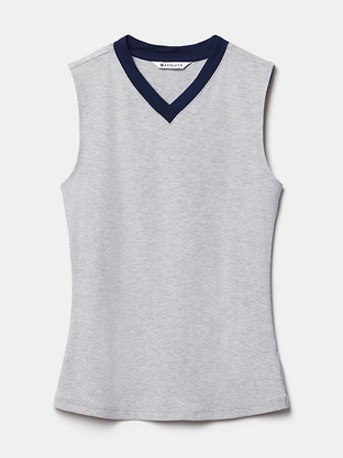 Signature Rib V-Neck Muscle Tank