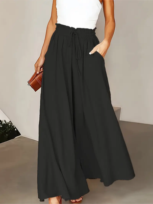 High-waisted Loose Drape pants 1