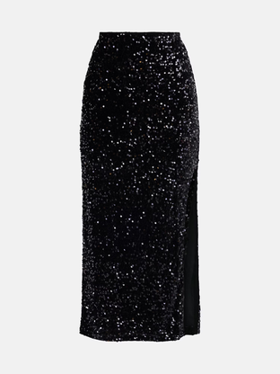Madden NYC Womens Sequin Maxi Skirt Sizes XXS-XXL - Walmartcom