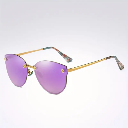 Rimless Cat Eye Sunglasses