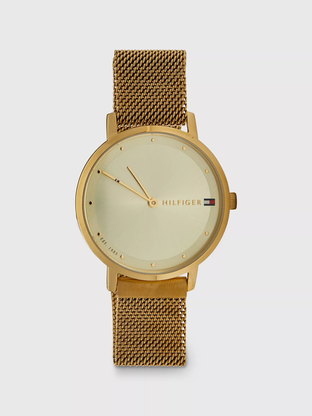 Gold Watch with Magnetic Strap