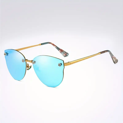 Rimless Cat Eye Sunglasses 4
