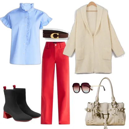 Effortless Weekend Autumn Outfit: Cozy Layers & Y2K Edge