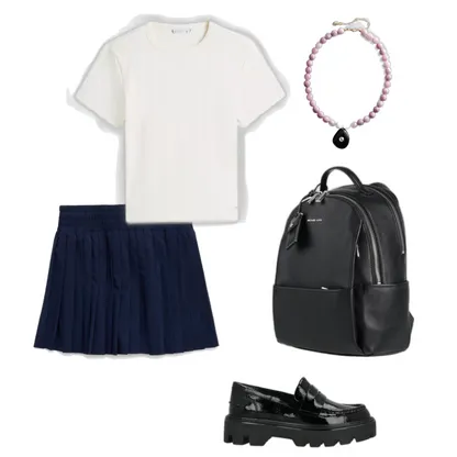 Blue School Chic