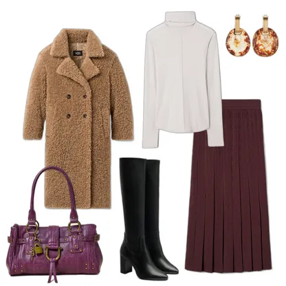 Cold Weather Office Outfit: Chic Layers for Work