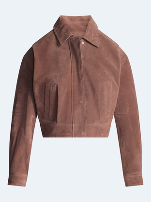 Scoop Womens and Womens Plus Cropped Suede Jacket Sizes XS-4X - Walmartcom