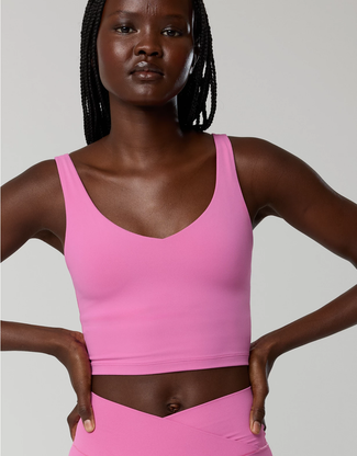 OFFLINE By Aerie Real Me Low Key Longline Sports BraOFFLINE By Aerie Real Me Low Key Longline Sports Bra 2