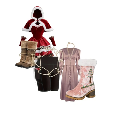 Two Christmas Outfits, One Vibe: Sporty Chic & Vintage Romance