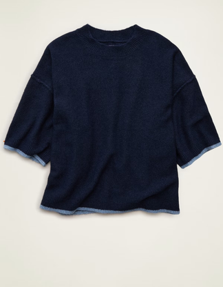 AE Whoa So Soft Short-Sleeve Sweater 2