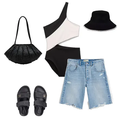 Monochrome Coast Chic