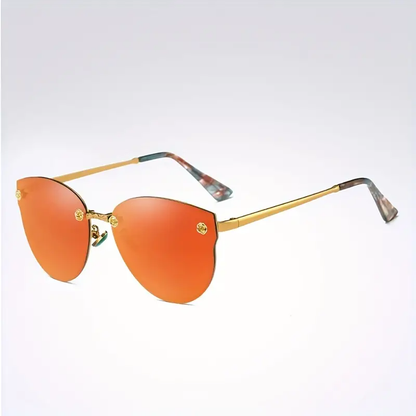 Rimless Cat Eye Sunglasses 3