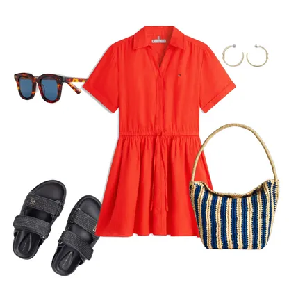 Beachy Red Chic Edit