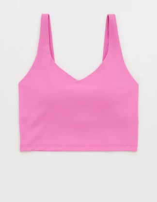 OFFLINE By Aerie Real Me Low Key Longline Sports BraOFFLINE By Aerie Real Me Low Key Longline Sports Bra
