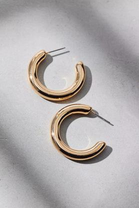Chubby Small Hoop Earrings