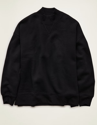 AE Everyday Luxe Mock Neck Sweatshirt 2