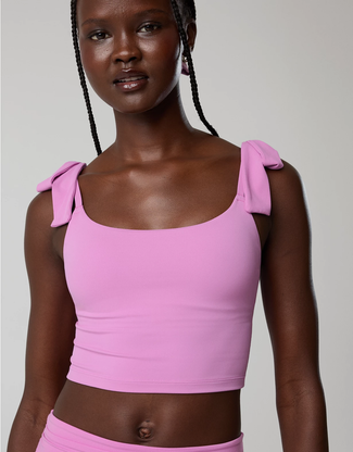 OFFLINE by Aerie Real Me Bow Longline Sports Bra